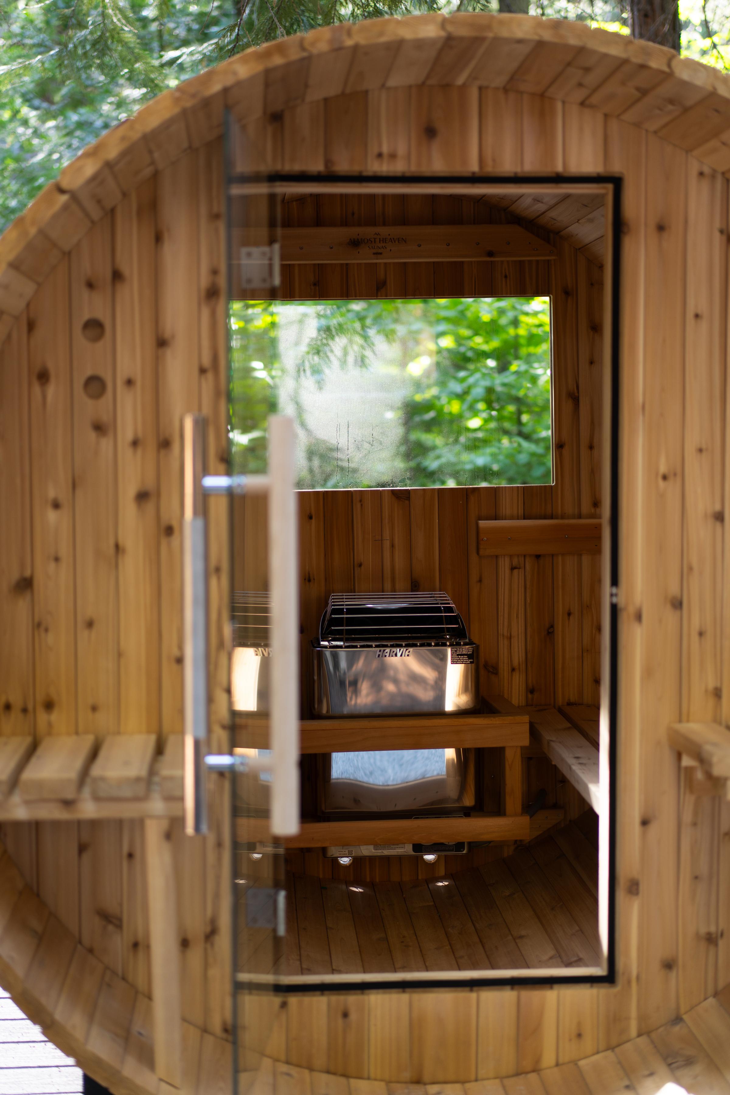 Sauna interior