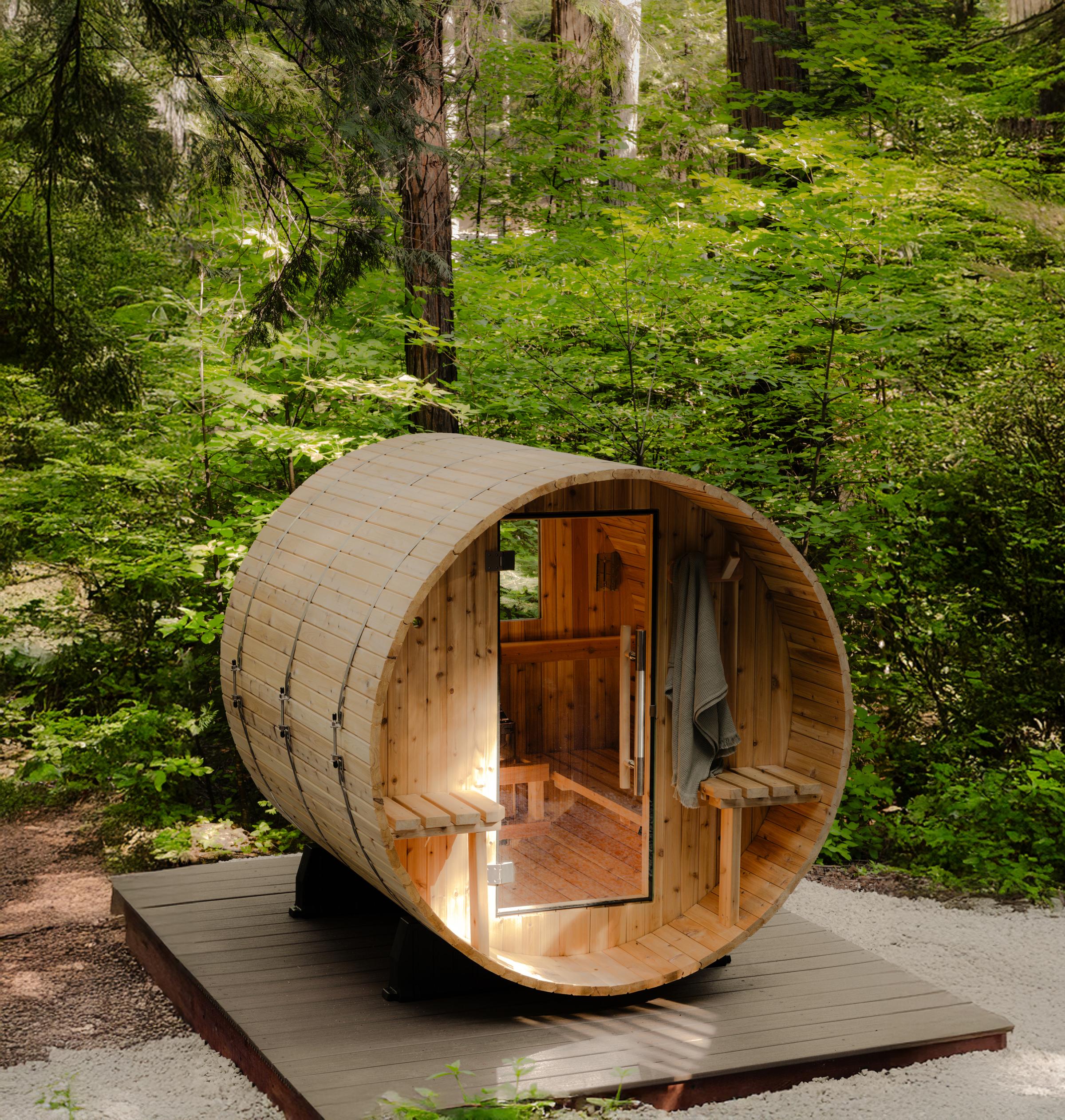 Outdoor sauna